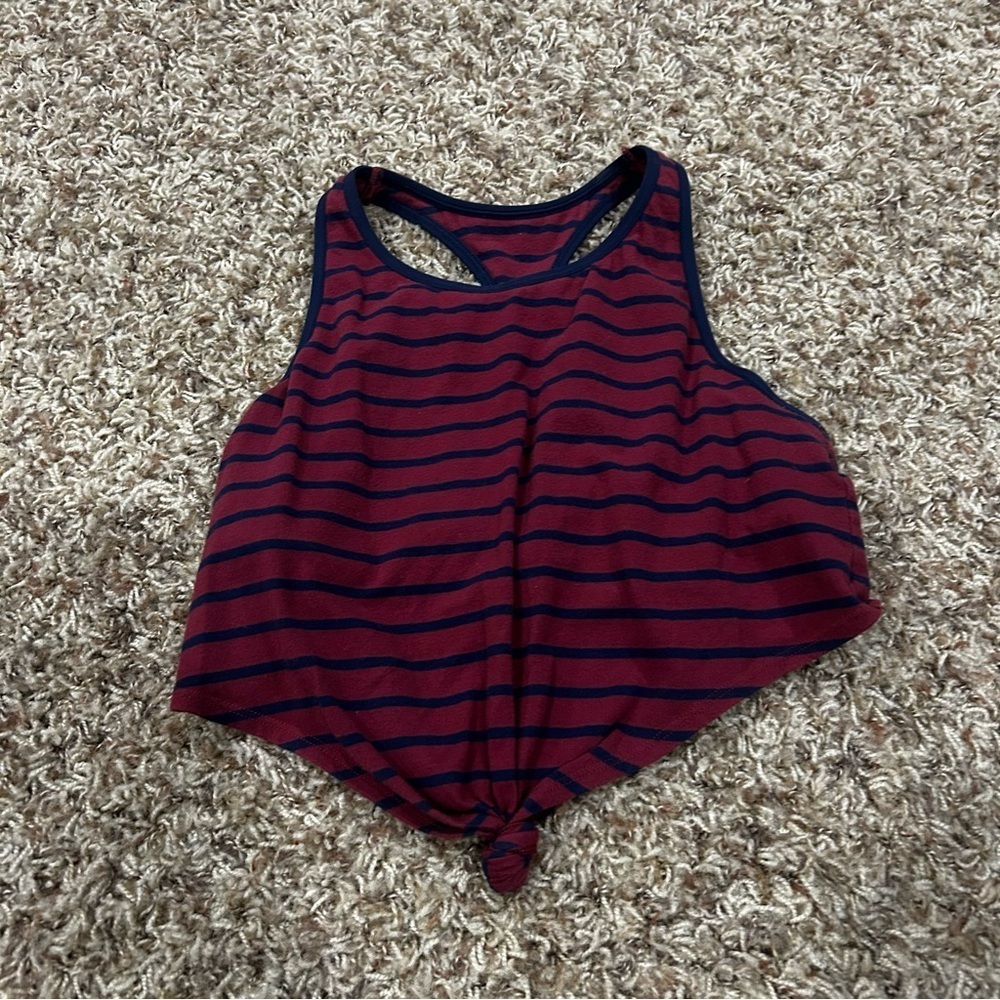 Aerie Women’s Size Small Striped Cropped Tank